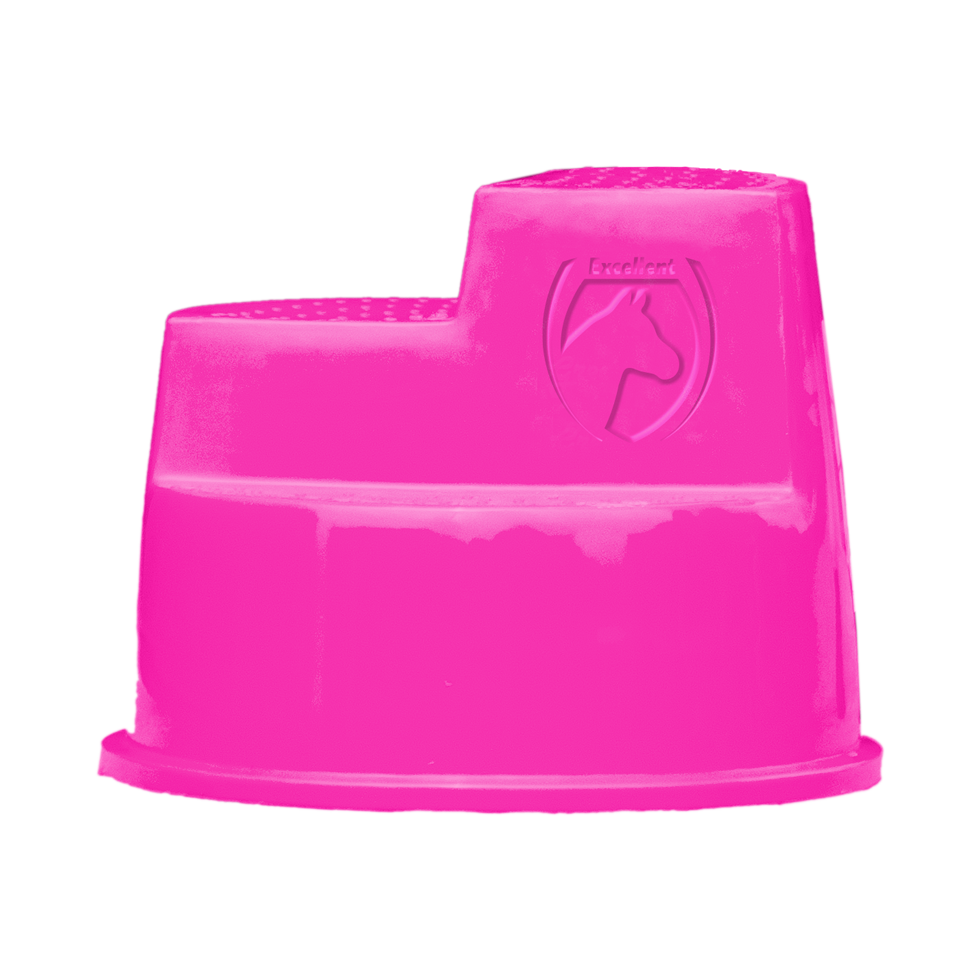 Excellent Horse Aufstiegshilfe 3 Stufen Rosa