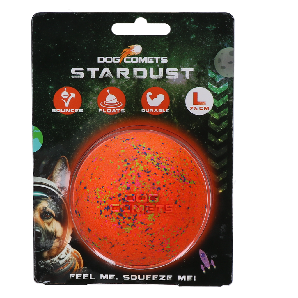 Dog Comets Stardust Orange L