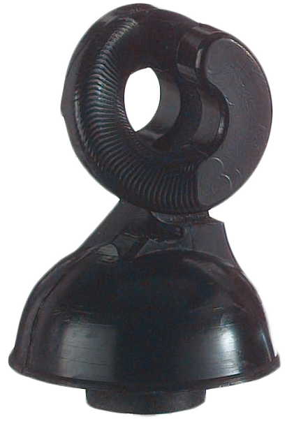 Isolator Öse für Stahlpfahl oval 