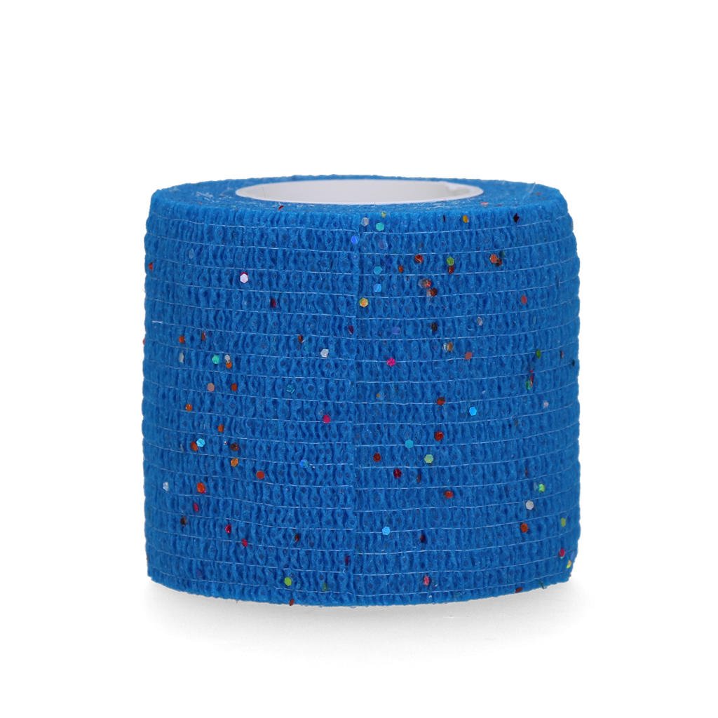 Excellent Animal Glitter Bandage Pro 5 cm - Blau