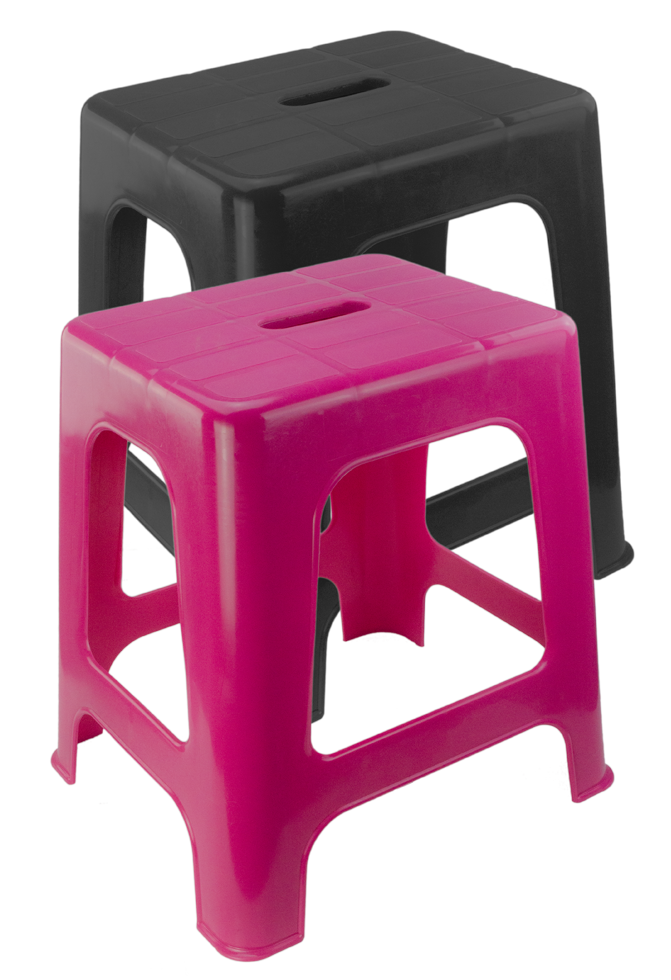 Aufstieghilfe und Sitz Schwarz