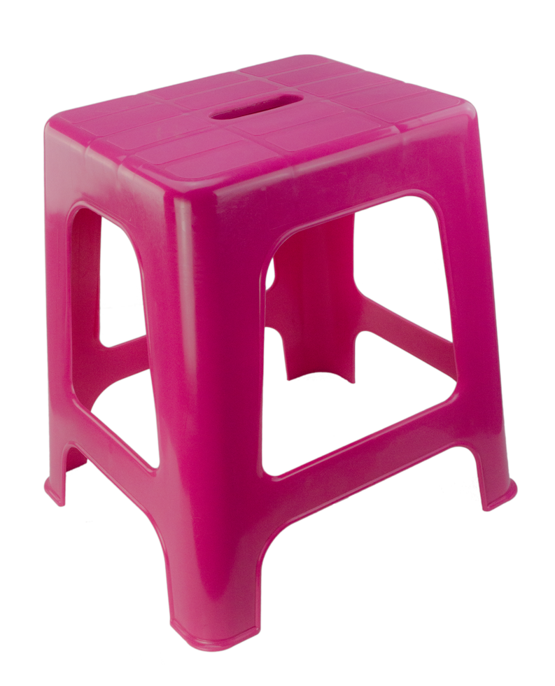 Aufstieghilfe und Sitz Rosa