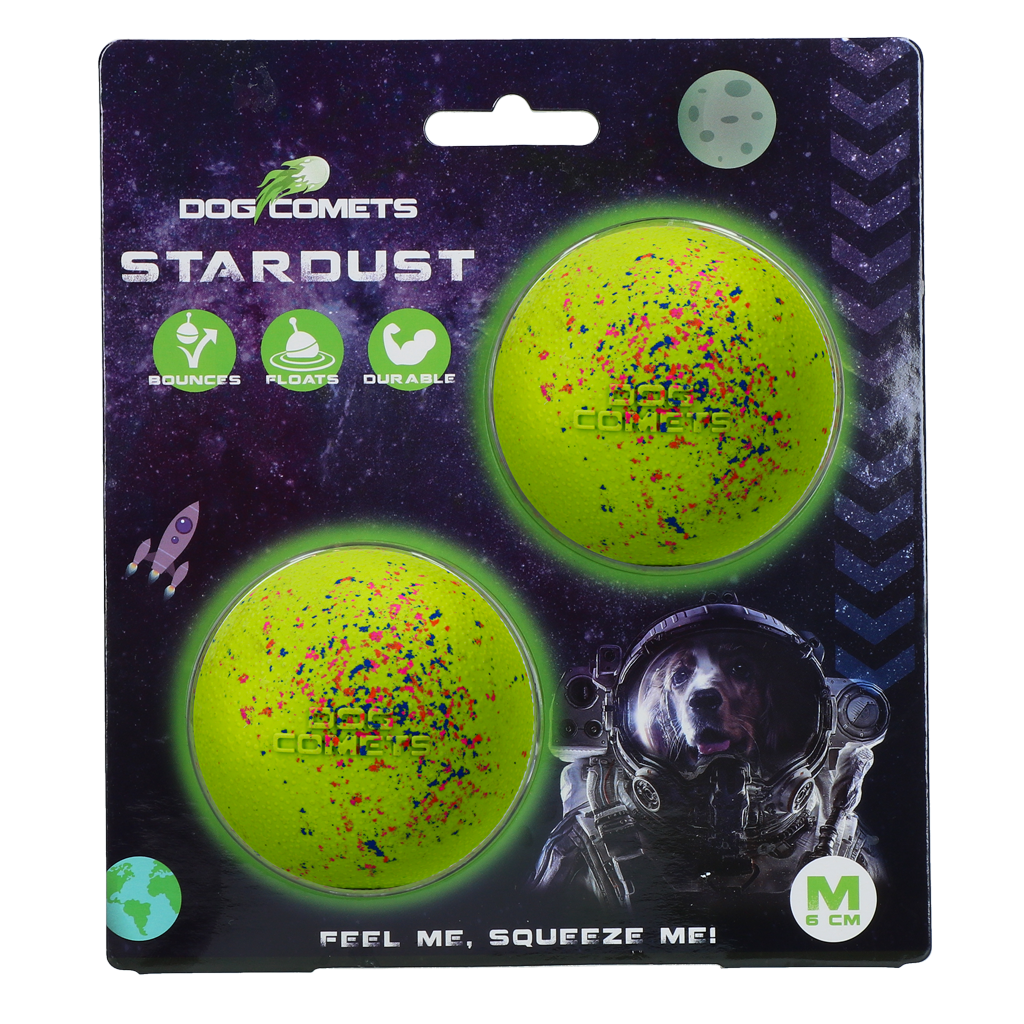 Dog Comets Stardust Grün M (2-Pack)