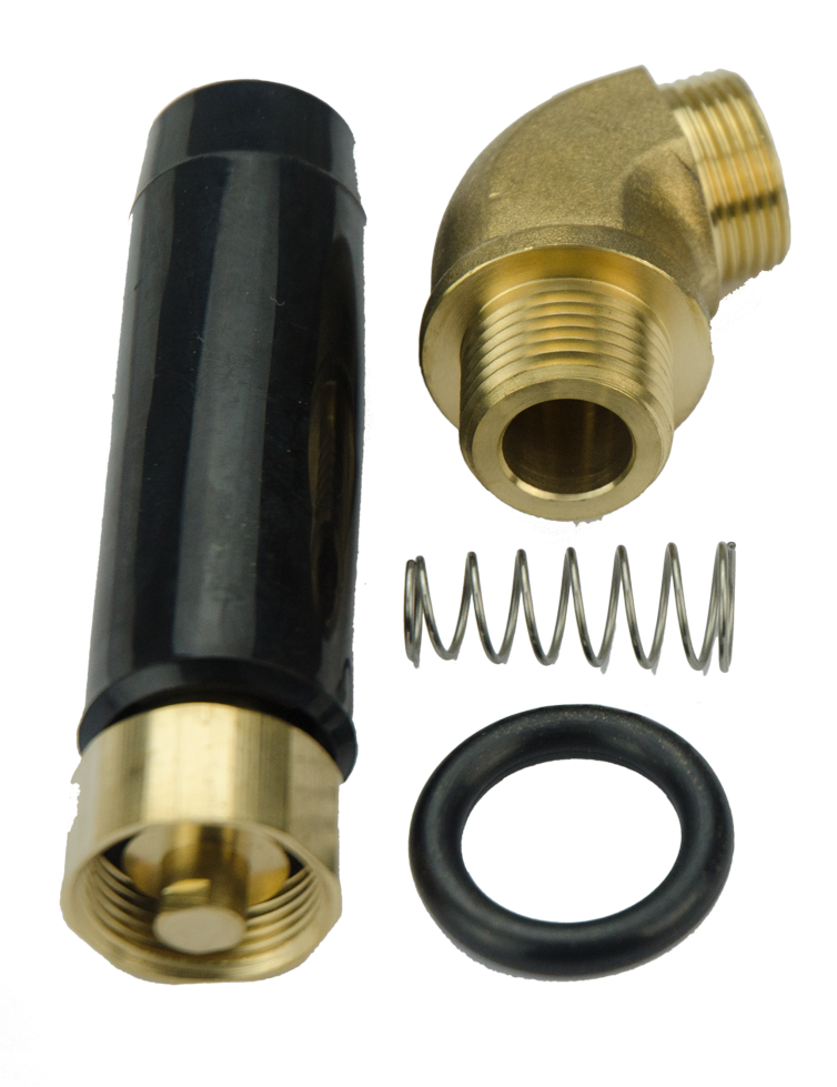 Tränkebecken + Rohrventil emailliert Stange separat