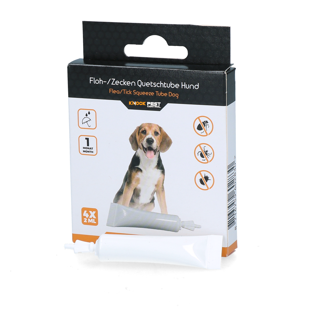 Knock Pest Floh-Zeckentube Hund 5 bis 15 kg DE/UK