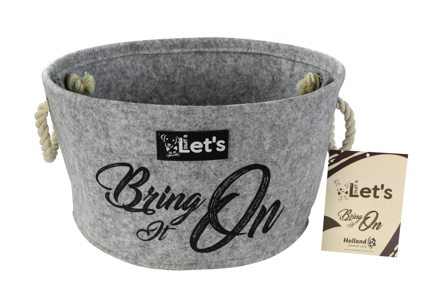 Let's Stuff It Bring it On Grau