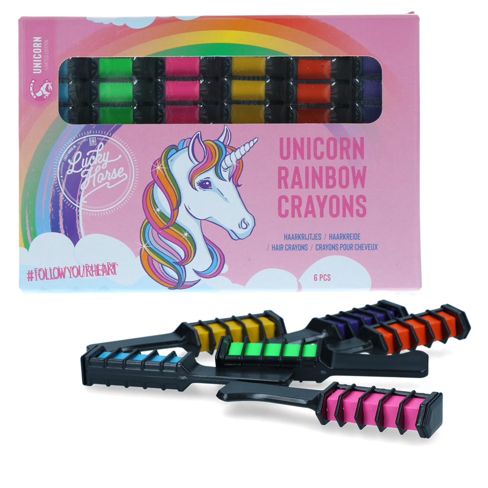 Lucky Horse Unicorn Regenbogenfarbige Kreide 