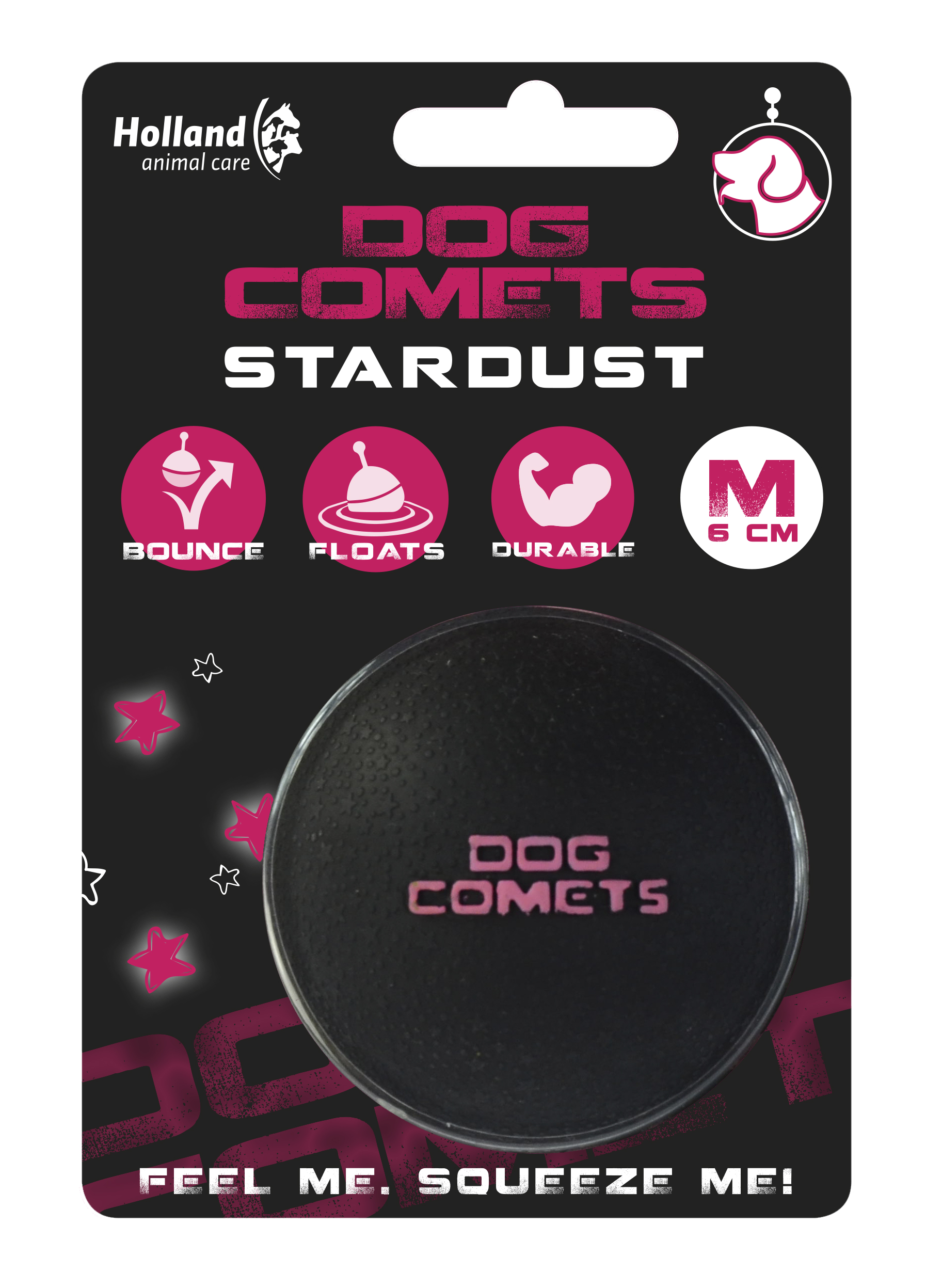 Dog Comets Stardust Schwarz/Rosa M